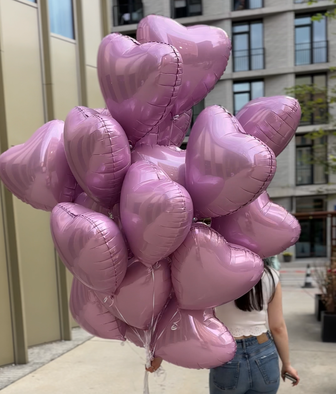 Balony Różowe Serca