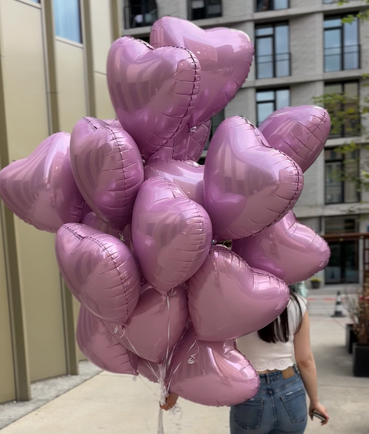 Balony Różowe Serca